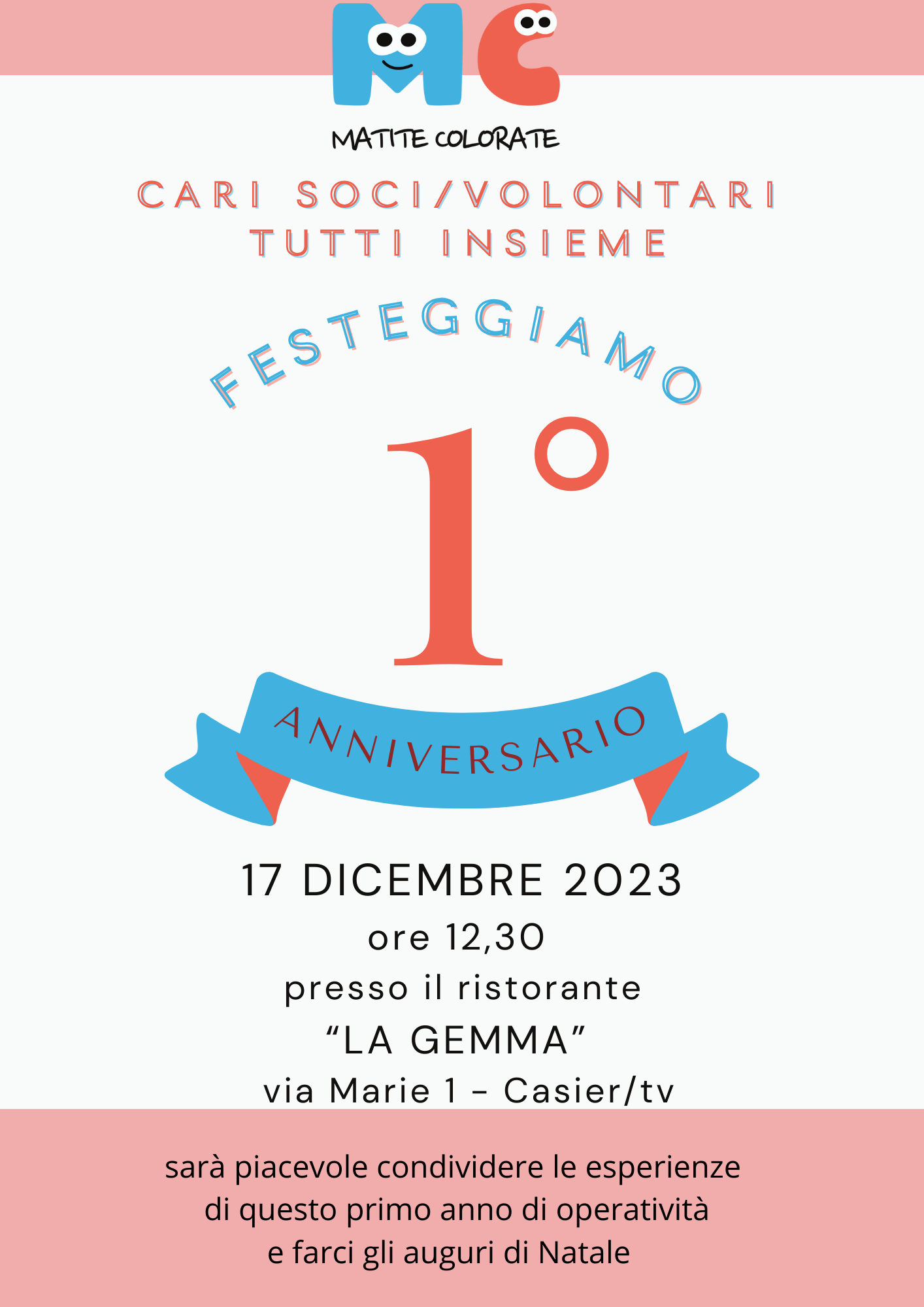 anniversario matite colorate
